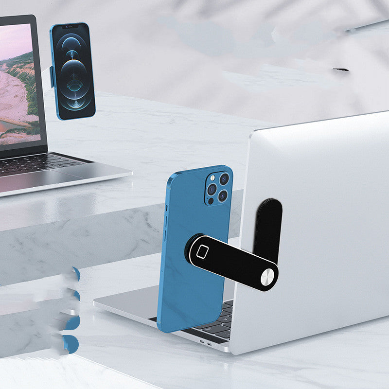 Voltique Hub Metal Expansion Phone Holder - Magnetic Portable Stand for Desk, Lazy Bracket for Office, Home, Car | Black, Silver, Blue, Pink