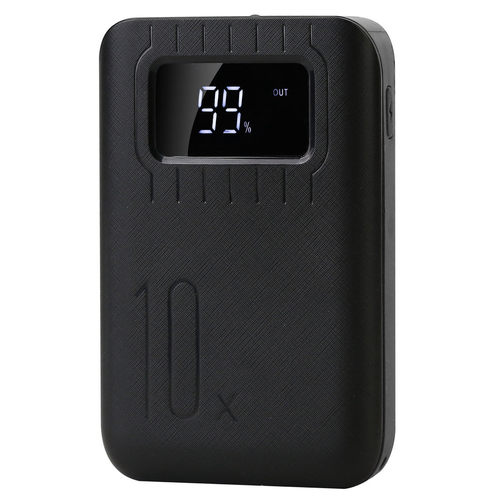 10,000mAh Power Bank with LCD Display & Dual Ports | Compact Portable Charger for iPhone | Fast USA Shipping