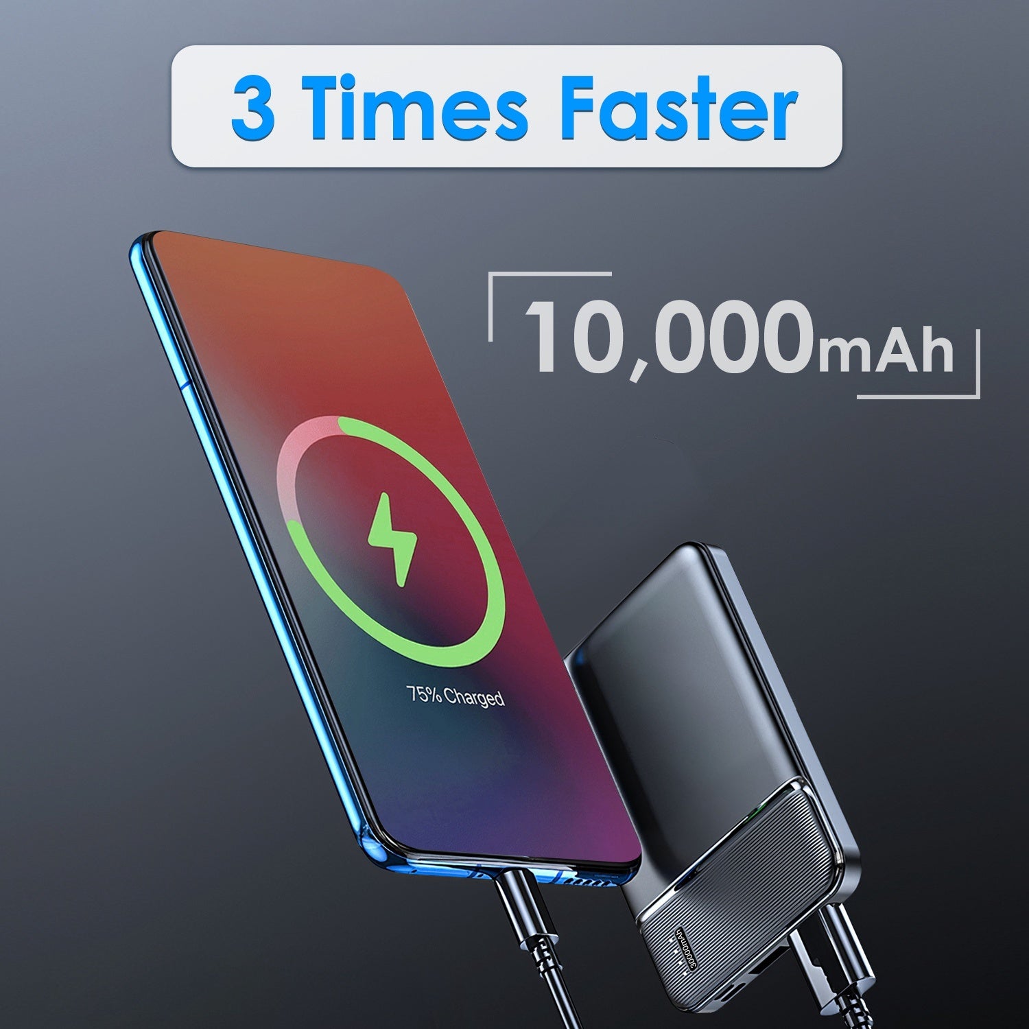 Voltique Hub Power Bank - 10000mAh, 20000mAh, or 30000mAh | PD Fast Charging, Multiple Ports | Choose Your Power | USA Shipping