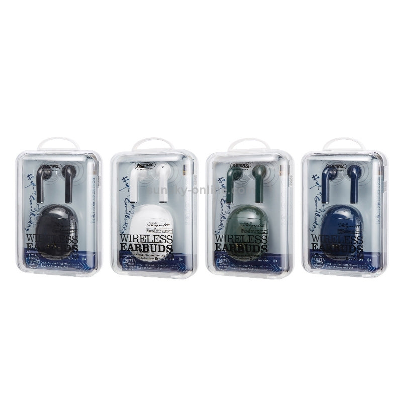 Magnetic Wireless Earbuds with Secure Fit | Bluetooth 5.0, 14H Playtime, Stereo Sound | REMAX Proda TWS-23