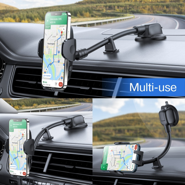 Auto-Lock Car Phone Holder | One-Handed Operation, 360° Rotation, Anti-Shake | JOYROOM JR-ZS259