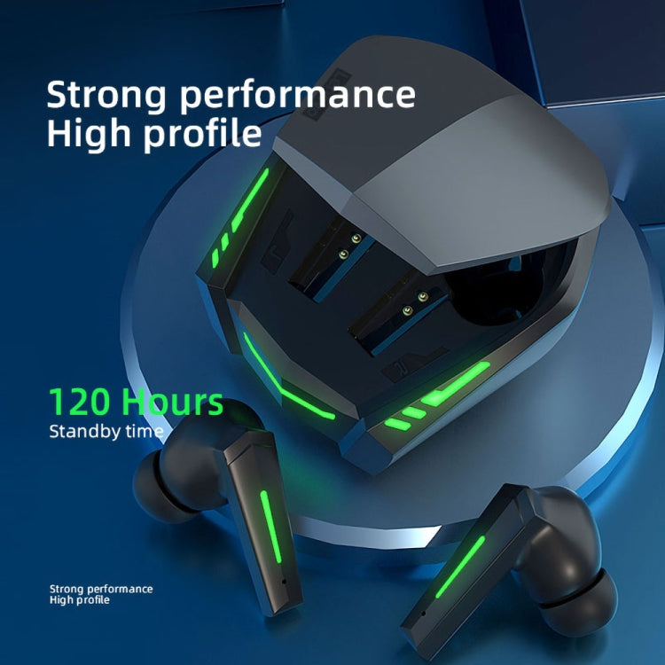 Gaming Earbuds with RGB Lights & Low Latency Mode | 20H Playtime, Bluetooth 5.1 | Lenovo XT80