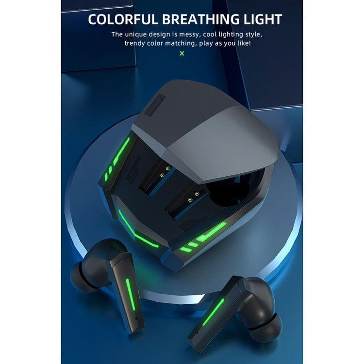 Gaming Earbuds with RGB Lights & Low Latency Mode | 20H Playtime, Bluetooth 5.1 | Lenovo XT80