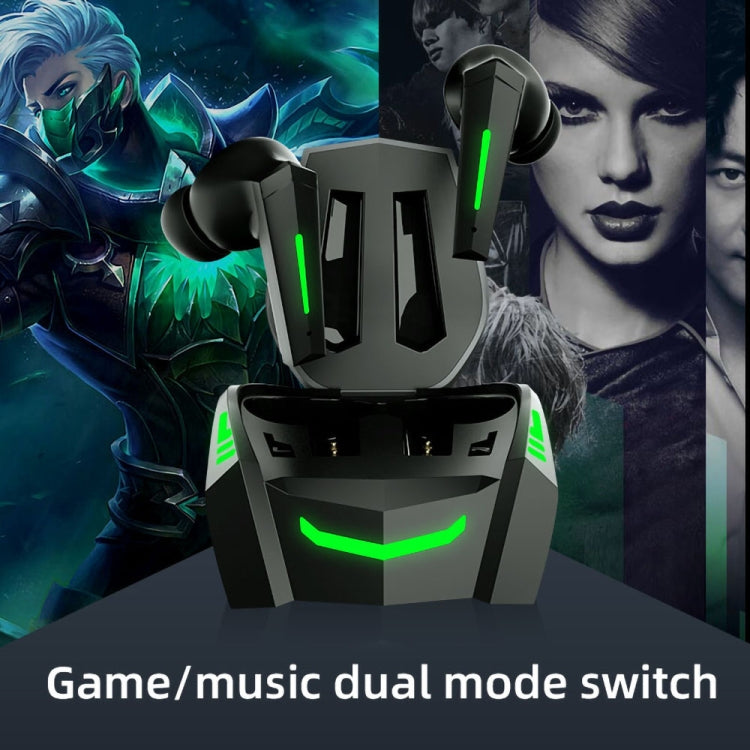 Gaming Earbuds with RGB Lights & Low Latency Mode | 20H Playtime, Bluetooth 5.1 | Lenovo XT80
