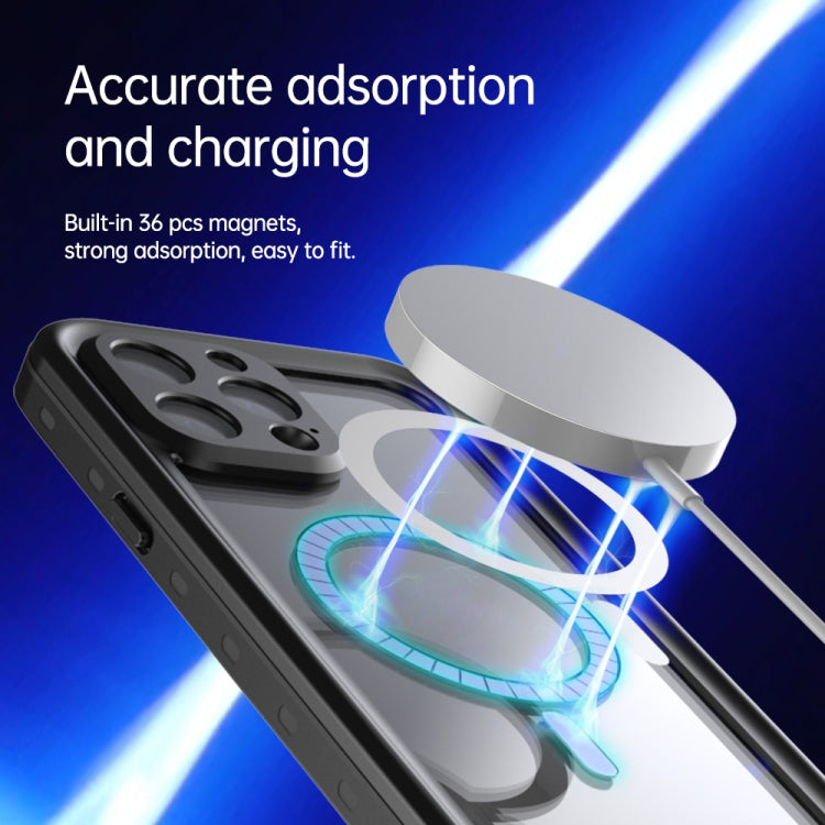 Waterproof Case for iPhone [Model] with MagSafe | 2m Drop Protection, Full MagSafe Compatibility | Voltique Shield