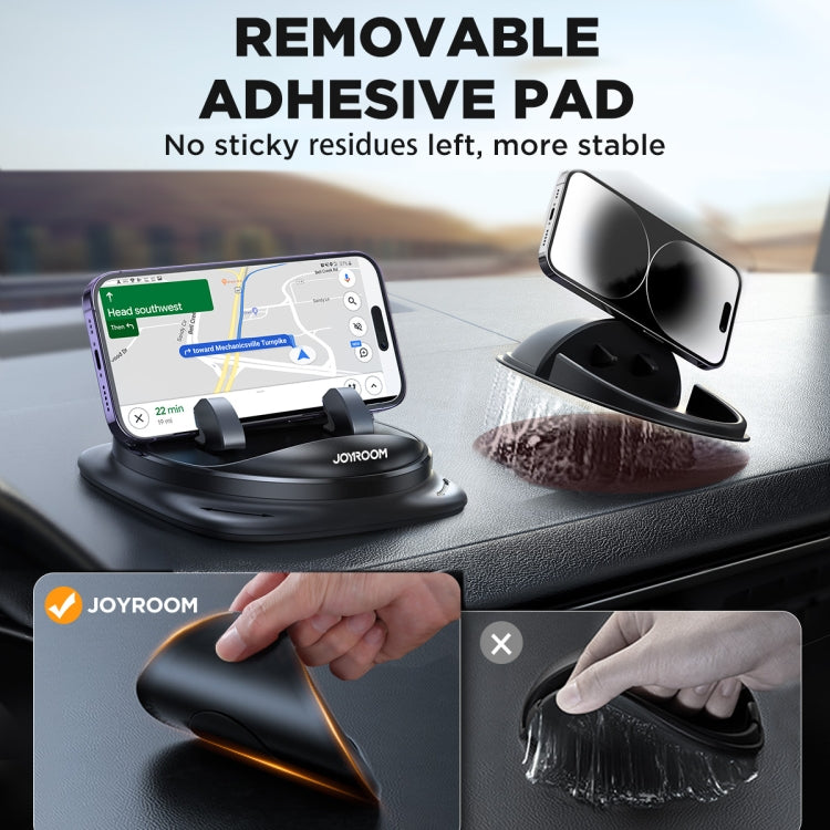 360° Rotatable Car Phone Holder | Super Strong Nano-Gel Suction, One-Hand Operation | JOYROOM JR-ZS354