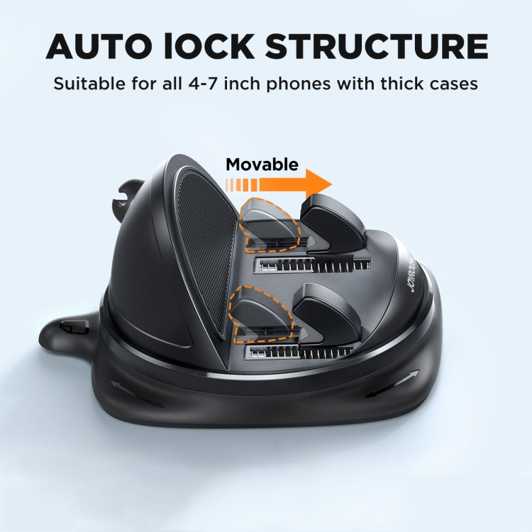 360° Rotatable Car Phone Holder | Super Strong Nano-Gel Suction, One-Hand Operation | JOYROOM JR-ZS354