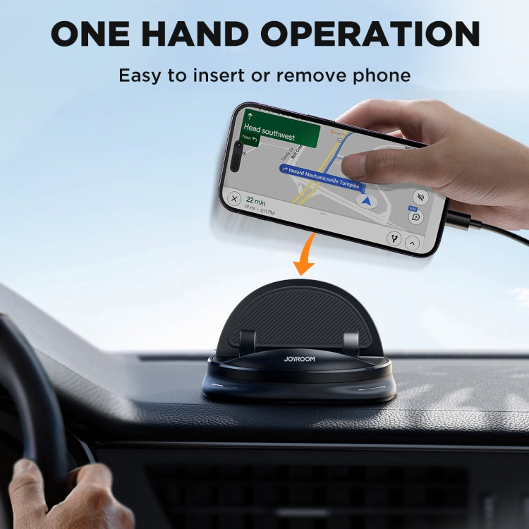 360° Rotatable Car Phone Holder | Super Strong Nano-Gel Suction, One-Hand Operation | JOYROOM JR-ZS354