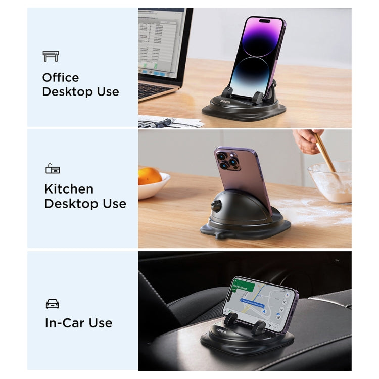 360° Rotatable Car Phone Holder | Super Strong Nano-Gel Suction, One-Hand Operation | JOYROOM JR-ZS354