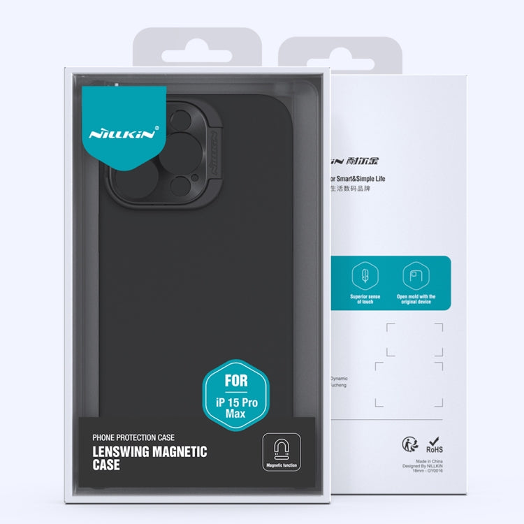 NILLKIN Runwing for iPhone 15 Pro & 15 Pro Max | MagSafe Magnetic Protective Case | Secure Grip, Anti-Scratch Cover