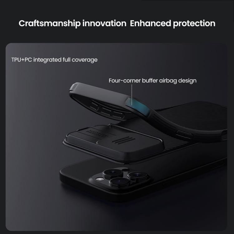 NILLKIN CamShield MagSafe Compatible Liquid Silicone Case for iPhone 15 series and iPhone 16 series with Slide Lens Cover | Full Protection Anti-Scratch Phone Case