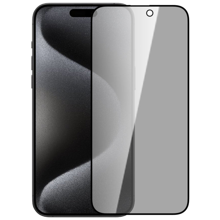 NILLKIN Guardian for iPhone 15 series and iPhone 16 series. Privacy Tempered Glass Screen Protector, 9H Hardness, Anti-Spy, Anti-Scratch, Full Coverage HD Clear