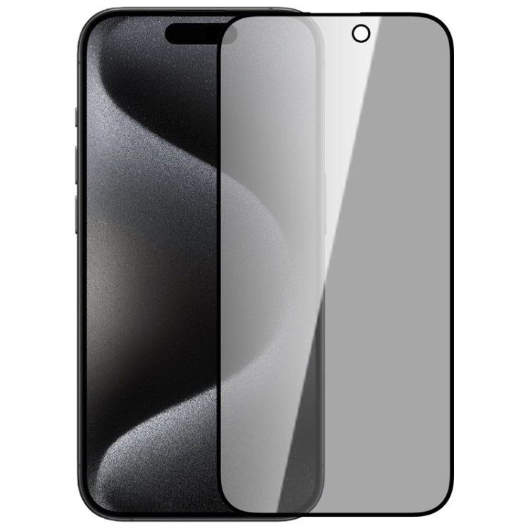 NILLKIN Guardian for iPhone 15 series and iPhone 16 series. Privacy Tempered Glass Screen Protector, 9H Hardness, Anti-Spy, Anti-Scratch, Full Coverage HD Clear