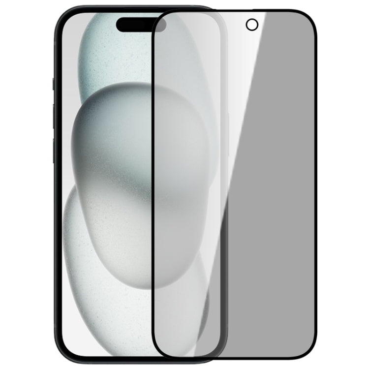 NILLKIN Guardian for iPhone 15 series and iPhone 16 series. Privacy Tempered Glass Screen Protector, 9H Hardness, Anti-Spy, Anti-Scratch, Full Coverage HD Clear