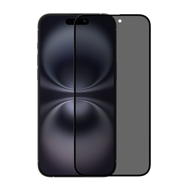 NILLKIN Guardian for iPhone 15 series and iPhone 16 series. Privacy Tempered Glass Screen Protector, 9H Hardness, Anti-Spy, Anti-Scratch, Full Coverage HD Clear