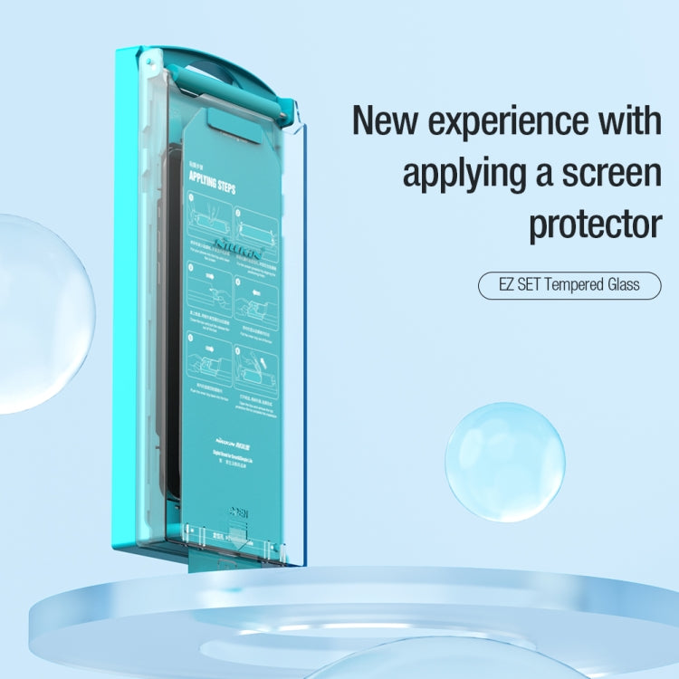 NILLKIN Chang Series Tempered Glass Screen Protector for iPhone 15/15 Plus/15 Pro max | 9H Hardness, HD Clear, Bubble-Free Installation