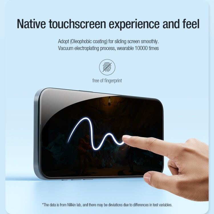 NILLKIN Chang Series Tempered Glass Screen Protector for iPhone 15/15 Plus/15 Pro max | 9H Hardness, HD Clear, Bubble-Free Installation