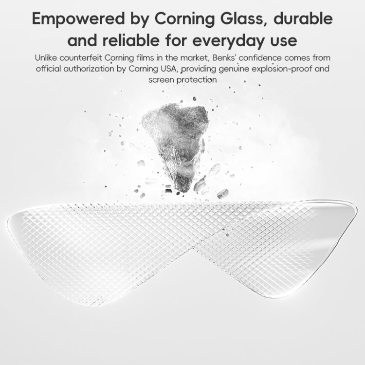 Ultimate HD Screen Protector for iPhone 16,16 Pro , 16 Pro max | Corning® Glass with 9H Hardness & Anti-Fingerprint | Benks King Kong Pro