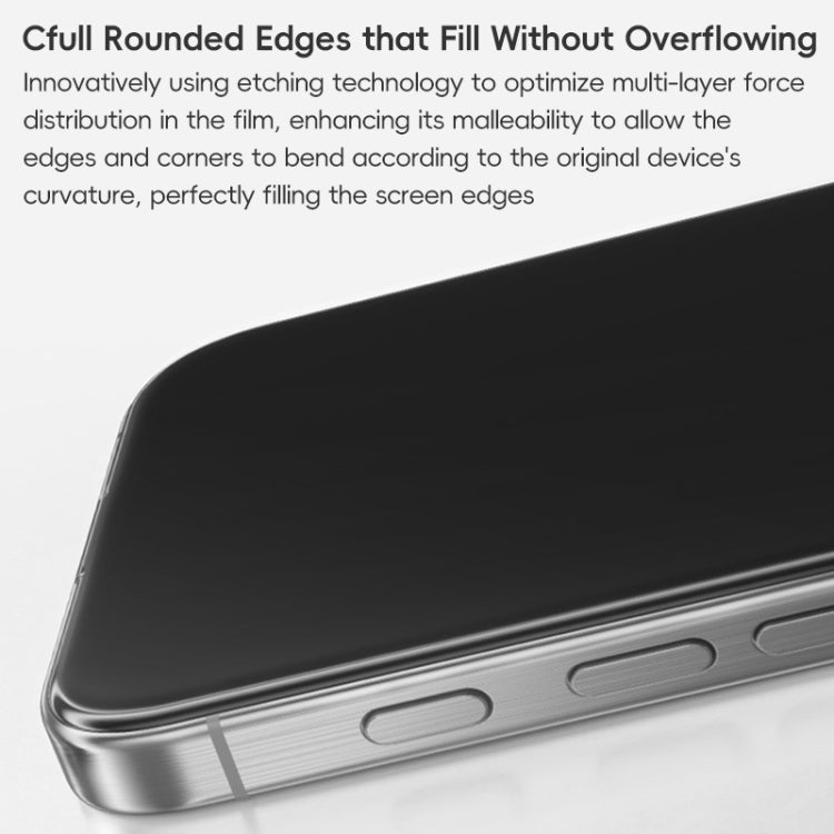 Ultimate HD Screen Protector for iPhone 16,16 Pro , 16 Pro max | Corning® Glass with 9H Hardness & Anti-Fingerprint | Benks King Kong Pro