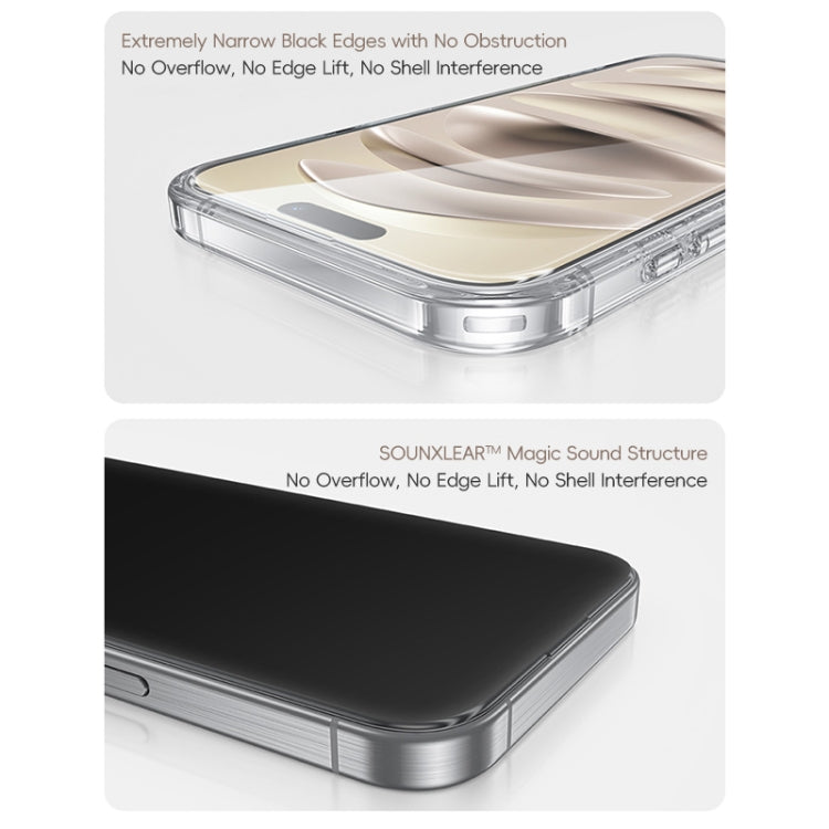 Ultimate HD Screen Protector for iPhone 16,16 Pro , 16 Pro max | Corning® Glass with 9H Hardness & Anti-Fingerprint | Benks King Kong Pro