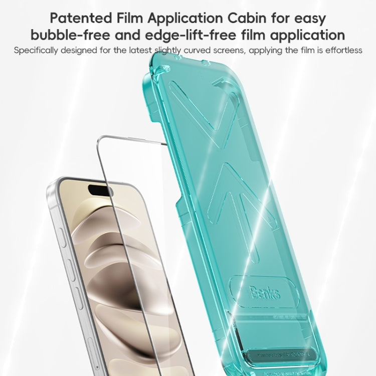 Ultimate HD Screen Protector for iPhone 16,16 Pro , 16 Pro max | Corning® Glass with 9H Hardness & Anti-Fingerprint | Benks King Kong Pro