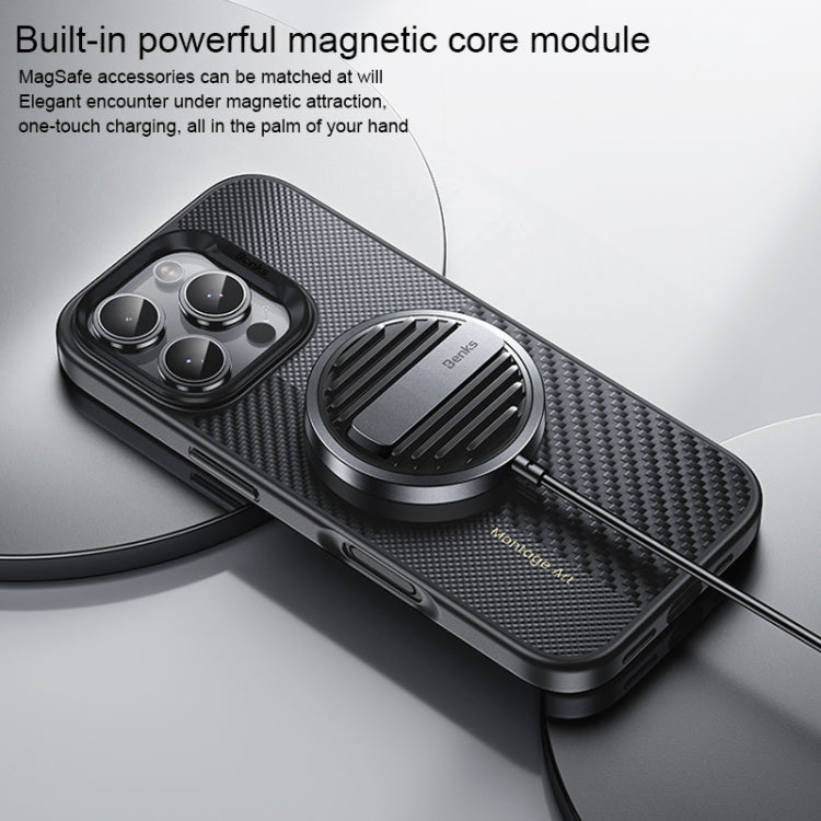 Military-Grade Protection with MagSafe | Kevlar & Shockproof iPhone 16 Case with Magnetic Charging | Benks Montage