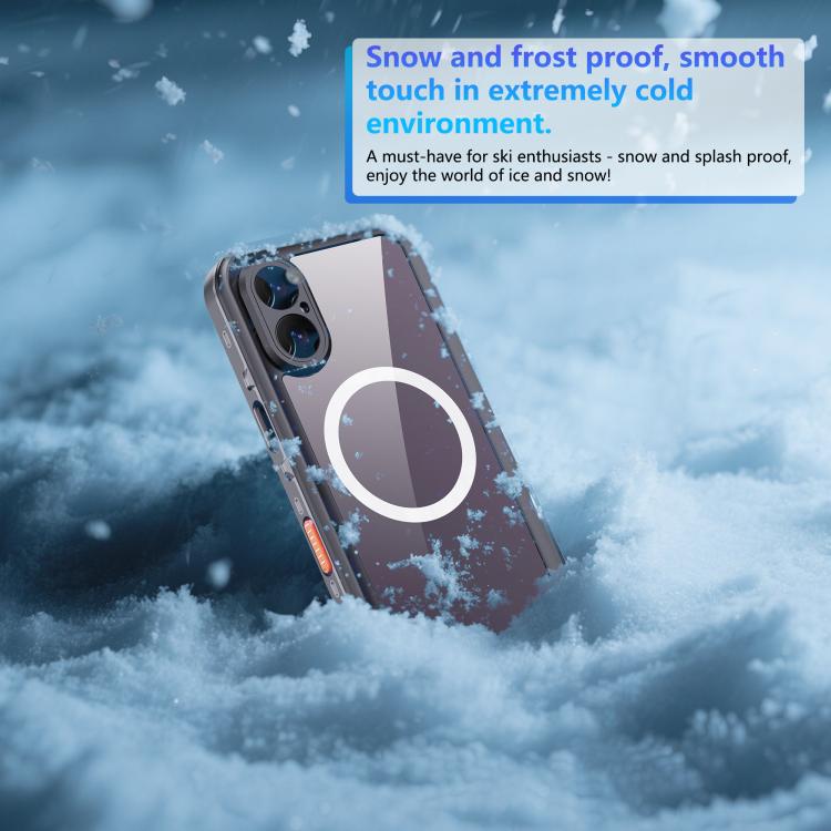 RedPepper Transparent Dot Phone Case [IP68 Waterproof] | Triple-Proof MagSafe Compatible Cover