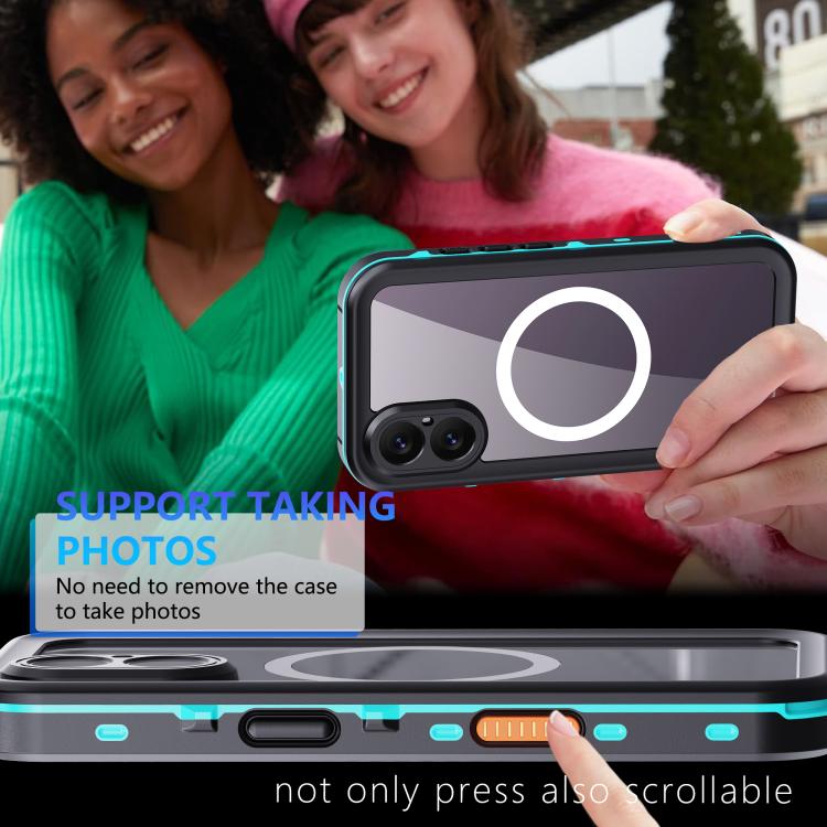 RedPepper Transparent Dot Phone Case [IP68 Waterproof] | Triple-Proof MagSafe Compatible Cover