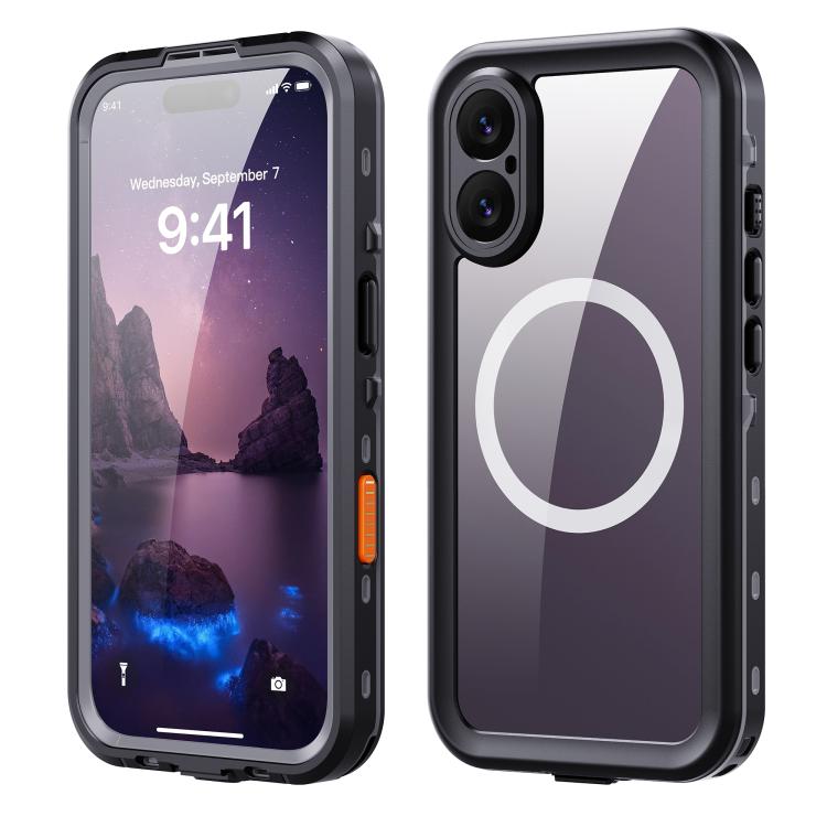RedPepper Transparent Dot Phone Case [IP68 Waterproof] | Triple-Proof MagSafe Compatible Cover