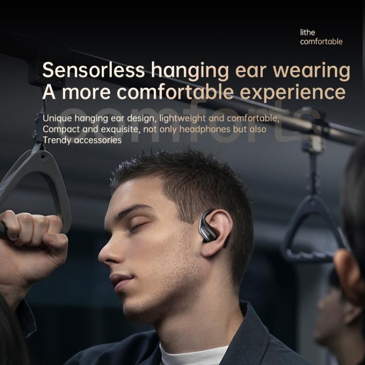 Wireless Earbuds with Digital Display & Ear-Hook | 30H Playtime, IPX5, Bluetooth 5.4 | Lenovo EA305
