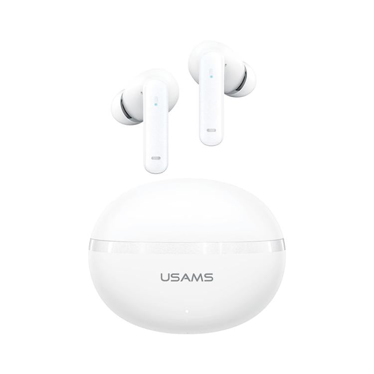 ANC Wireless Earbuds with Active Noise Cancellation | 16H Playtime, Bluetooth 5.3, 3D Stereo Sound | USAMS Echo E02