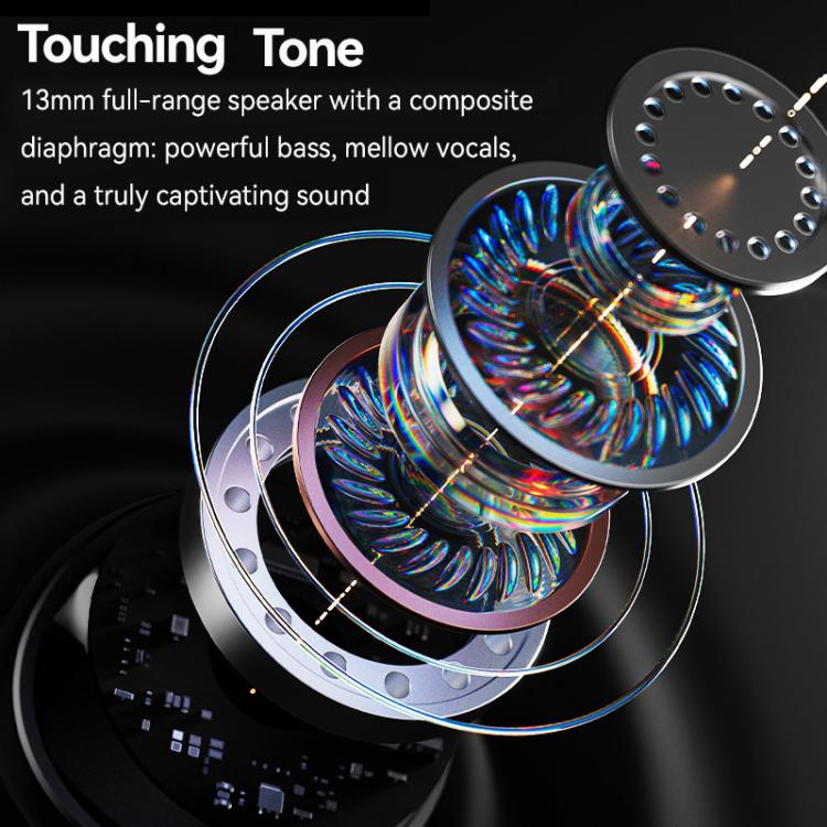 ANC Wireless Earbuds with Active Noise Cancellation | 16H Playtime, Bluetooth 5.3, 3D Stereo Sound | USAMS Echo E02