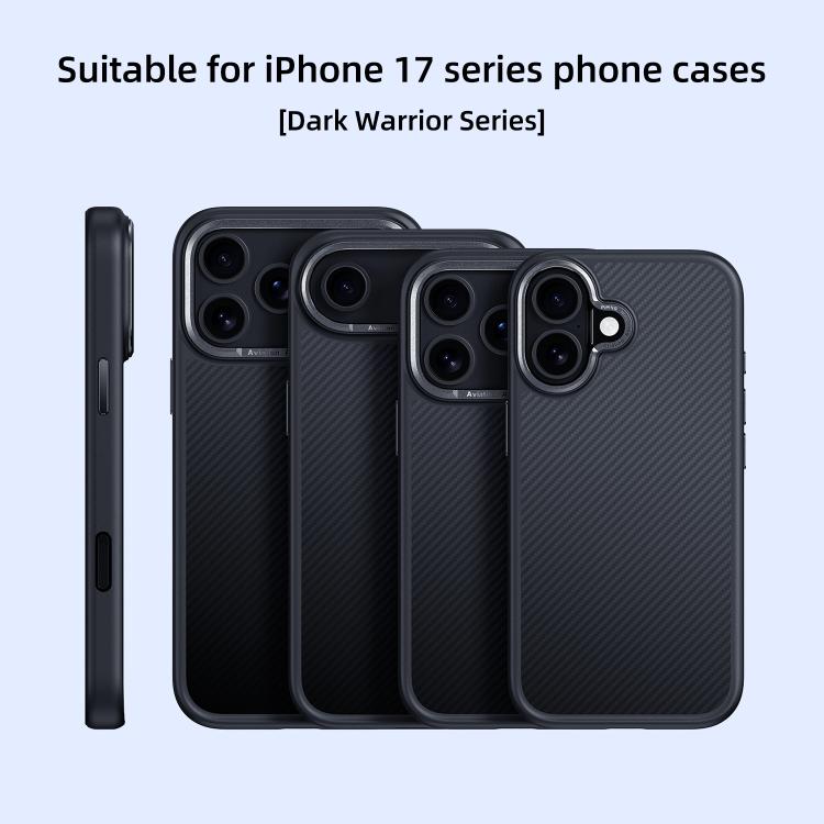 Voltique Hub Carbon Fibre Case for iPhone 17 Series | Compatible with 17, 17 Plus, 17 Pro, 17 Pro Max | MagSafe, Military-Grade