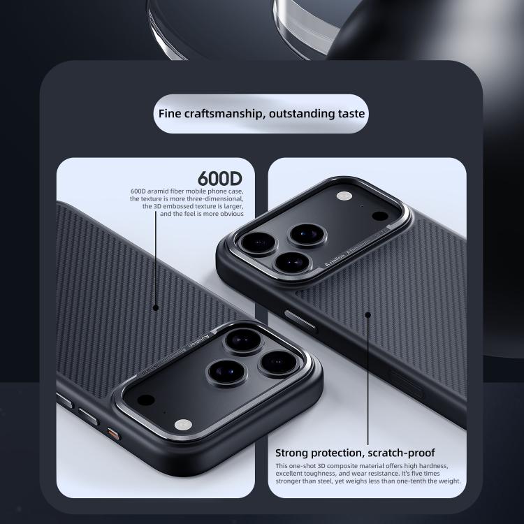 Voltique Hub Carbon Fibre Case for iPhone 17 Series | Compatible with 17, 17 Plus, 17 Pro, 17 Pro Max | MagSafe, Military-Grade