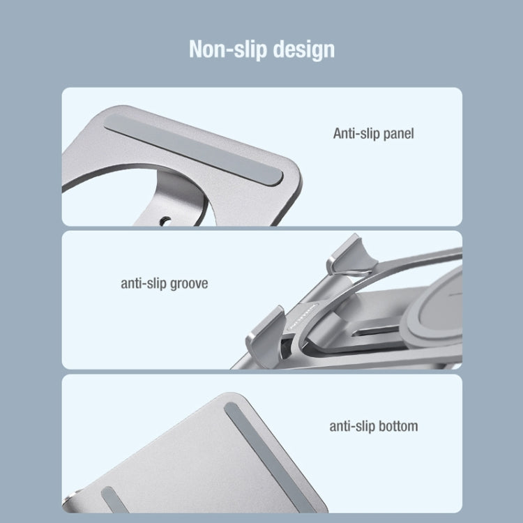 NILLKIN 2-in-1 PowerHold Mini Wireless Charger Stand | Foldable & Detachable Holder for iPhone & Android