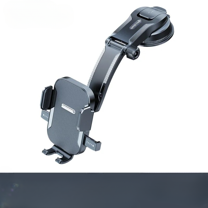 SEAMETAL Universal Dashboard Phone Holder - 360° Rotatable Mount for All Phones 3-7", One-Touch Release, No-Slip Grip