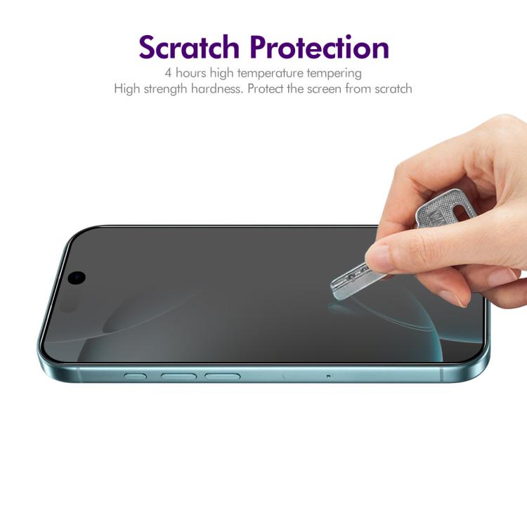 ENKAY for iPhone 17 Pro Max Privacy Screen Protector - 28° Anti-Spy Tempered Glass