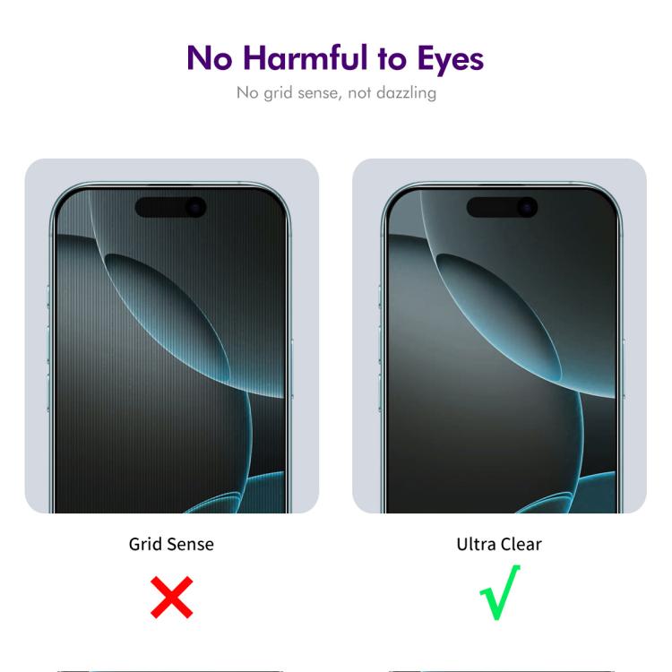 ENKAY for iPhone 17 Pro Max Privacy Screen Protector - 28° Anti-Spy Tempered Glass