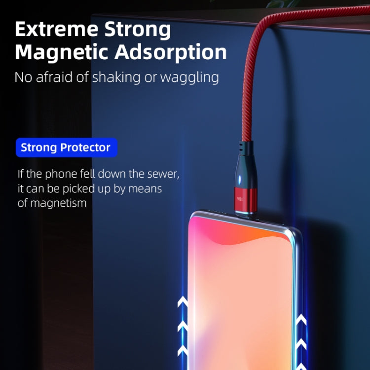 Magnetic Charging Cable 6-in-1 for iPhone , ENKAY [2M] Universal USB Cord with Lightning USB-C Micro Adapter
