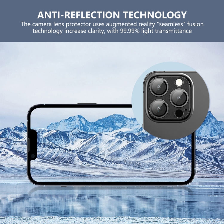 iPhone 16/16 Pro max Camera Lens Protector [2-Pack] - Anti-Scratch & Anti-Glare Tempered Glass with Aluminium Frame | ENKAY