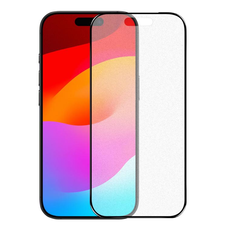 NORTHJO Matte Anti-Glare Tempered Glass Screen Protector for iPhone, shown with silky smooth texture