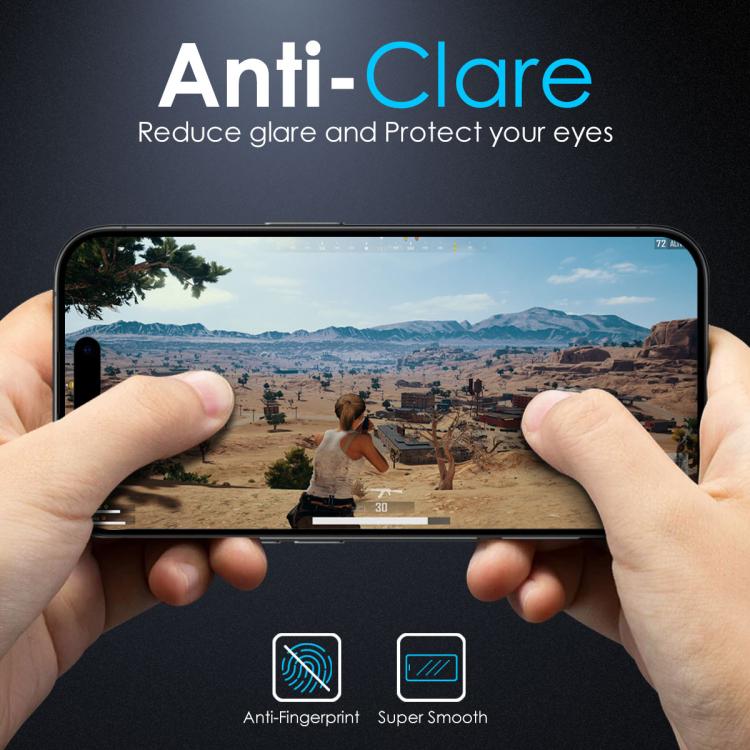 NORTHJO Matte Silkscreen Anti-Fingerprint Tempered Glass Film