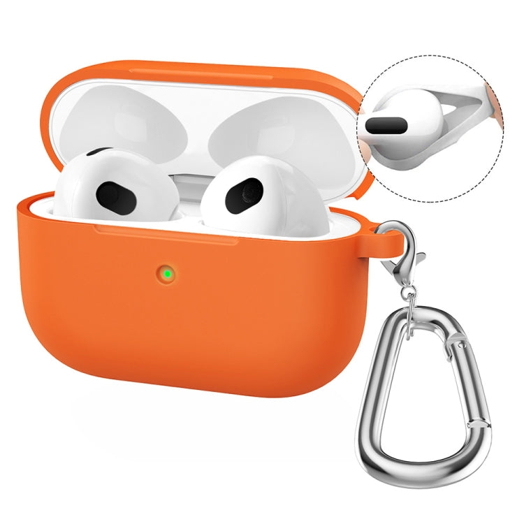 Enkay Hat-Prince Silicone Case for Wireless Earbuds with Carabiner Clip, Anti-Loss Hook & Charging Port