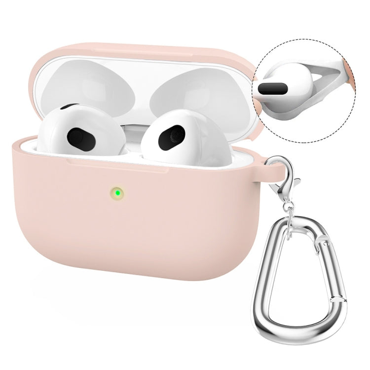 Enkay Hat-Prince Silicone Case for Wireless Earbuds with Carabiner Clip, Anti-Loss Hook & Charging Port
