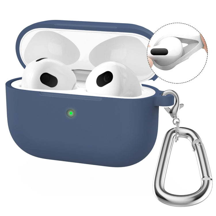 Enkay Hat-Prince Silicone Case for Wireless Earbuds with Carabiner Clip, Anti-Loss Hook & Charging Port
