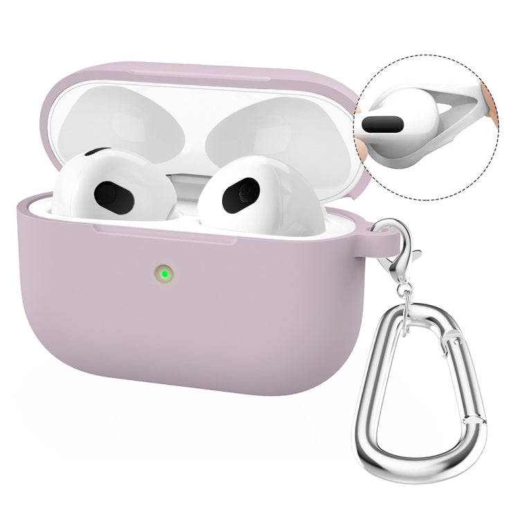 Enkay Hat-Prince Silicone Case for Wireless Earbuds with Carabiner Clip, Anti-Loss Hook & Charging Port