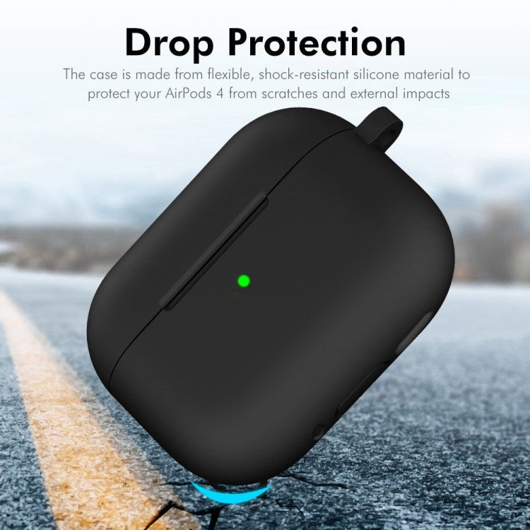 Enkay Hat-Prince Silicone Case for Wireless Earbuds with Carabiner Clip, Anti-Loss Hook & Charging Port