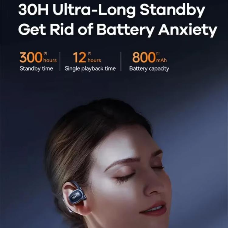 Open-Ear Air Conduction Headphones | 45H Playtime, Secure Ear-Hook, ENC Mic | REMAX P5 PRO