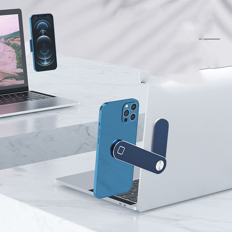 Voltique Hub Metal Expansion Phone Holder - Magnetic Portable Stand for Desk, Lazy Bracket for Office, Home, Car | Black, Silver, Blue, Pink