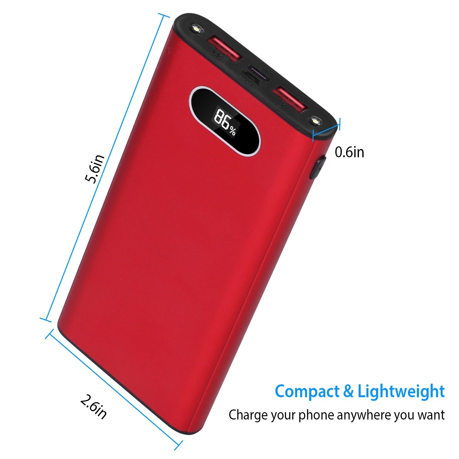 Voltique Hub 20,000mAh Power Bank for iPhone - 22.5W Super Fast Charging, 3 Ports, Digital Display | Metal Build | USB-C PD | Fast USA Shipping